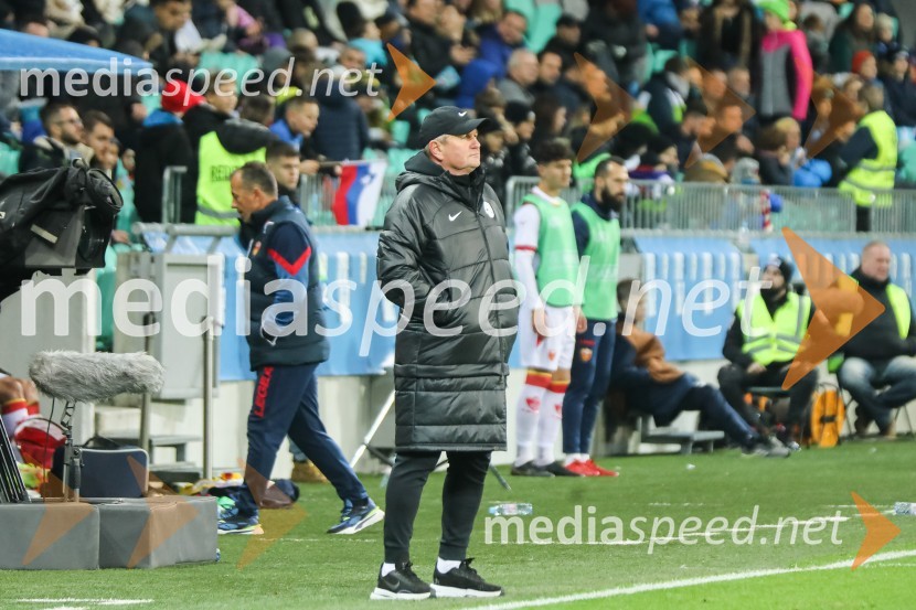  Matjaž Kek, selektor slovenske nogometne reprezentanceNogometna tekma Slovenija - Črna gora