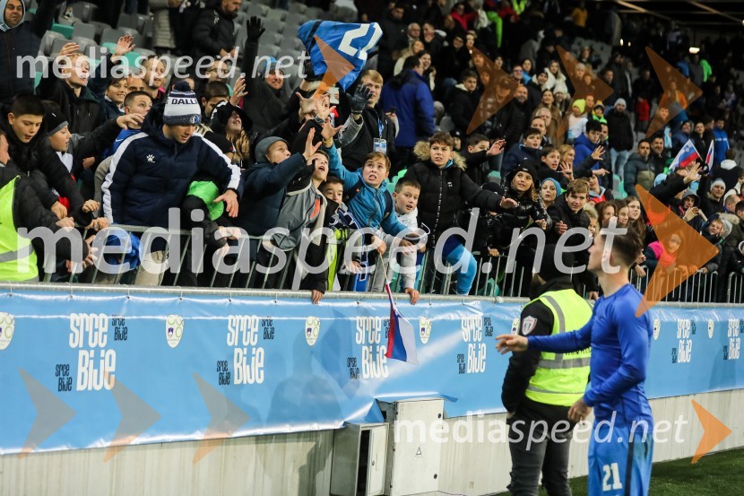 Nogometna tekma Slovenija - Črna gora