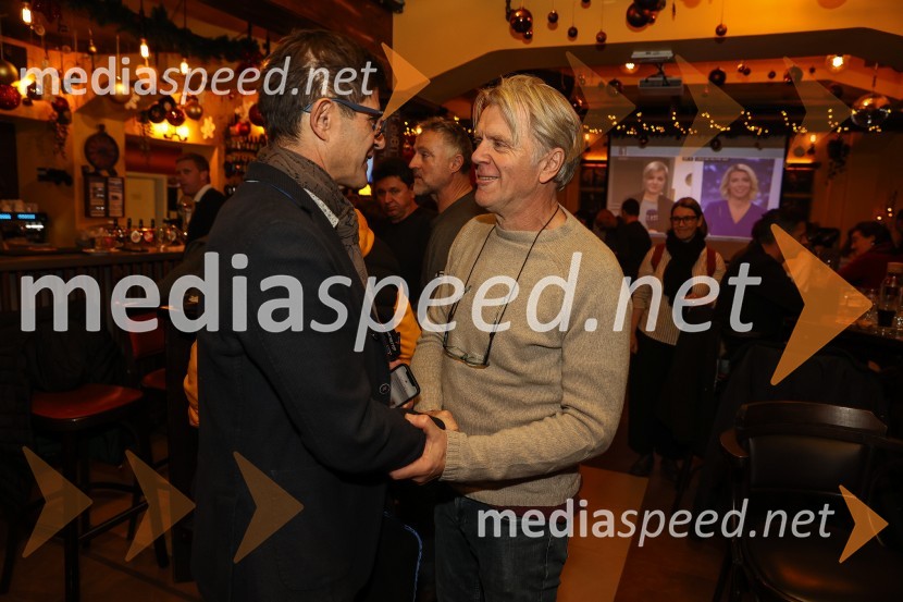  Matjaž Rakovec, župan Mestne občine Kranj;  Branko Završan, igralecV Kranju se bosta v drugem krogu pomerila Matjaž Rakovec in Ivo Bajec