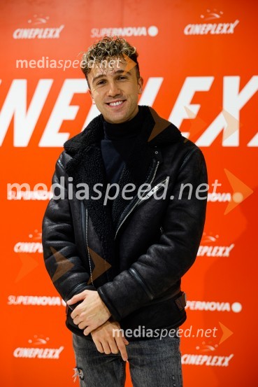  David Amaro, pevecČudežni svet, premiera animiranega filma v Cineplexx