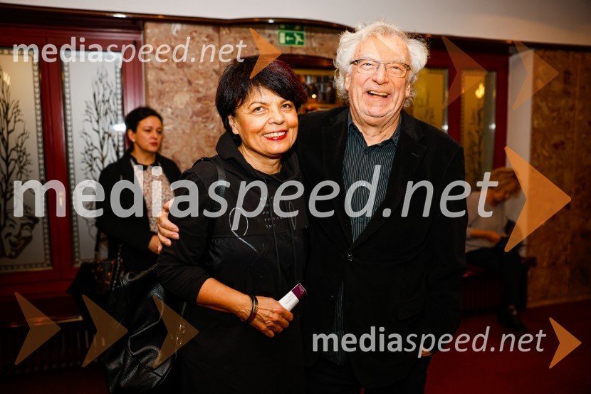  Janja Koren, novinarka;  Mile CrnovićDA ME JE STRAH?, premiera drame, Prešernovo gledališče Kranj