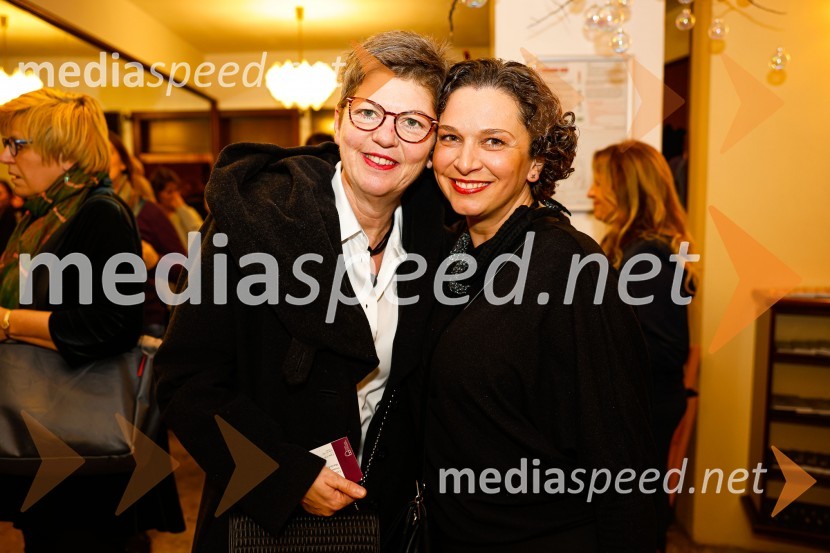  Mirjam Drnovšček, direktorica, SNG Nova Gorica;  Gaja Kryštufek Gostiša, poslovna sekretarka, Prešernovo Gledališče KranjDA ME JE STRAH?, premiera drame, Prešernovo gledališče Kranj