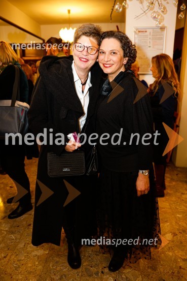  Mirjam Drnovšček, direktorica, SNG Nova Gorica;  Gaja Kryštufek Gostiša, poslovna sekretarka, Prešernovo Gledališče KranjDA ME JE STRAH?, premiera drame, Prešernovo gledališče Kranj