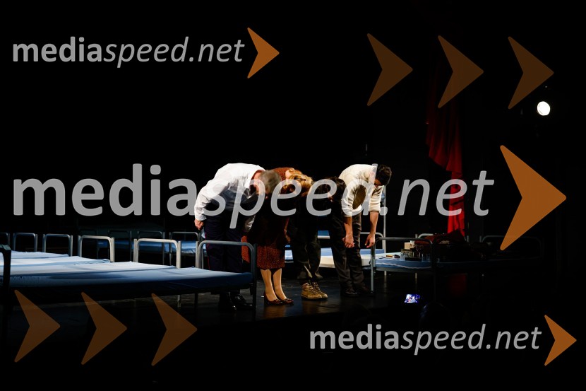  Borut  Veselko, igralec;  Vesna  Jevnikar, igralka;  Tina Resman, igralka;  Miha Rodman, igralecDA ME JE STRAH?, premiera drame, Prešernovo gledališče Kranj