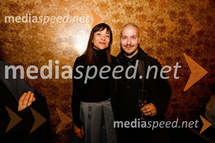  Anđelka Nikolić, dramaturginja;  Dominik Vodopivec, igralecDA ME JE STRAH?, premiera drame, Prešernovo gledališče Kranj