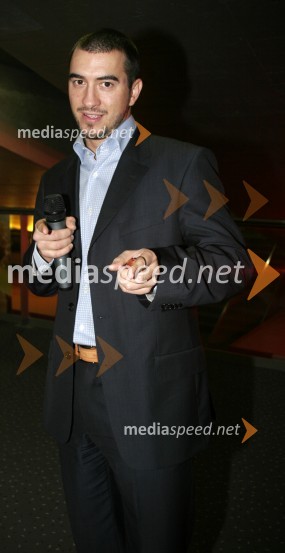 Marko Potrč, povezovalec programaPremiera risanega filma Mali Pišček