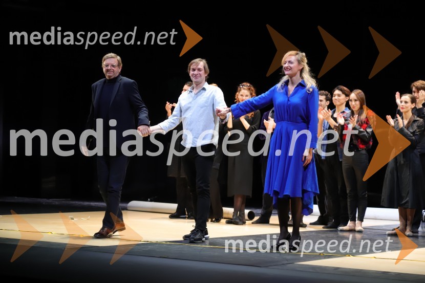  Marko Japelj, scenograf;  Anton Bogov, baletni solist;  Valentina Turcu, koreografinja in baletna solistkaMadame Bovary, premiera baleta v SNG Maribor