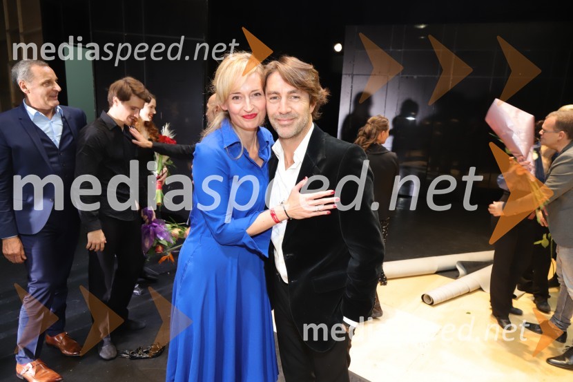  Valentina Turcu, koreografinja in baletna solistka;  Edward Clug, umetniški direktor, Balet SNG MariborMadame Bovary, premiera baleta v SNG Maribor