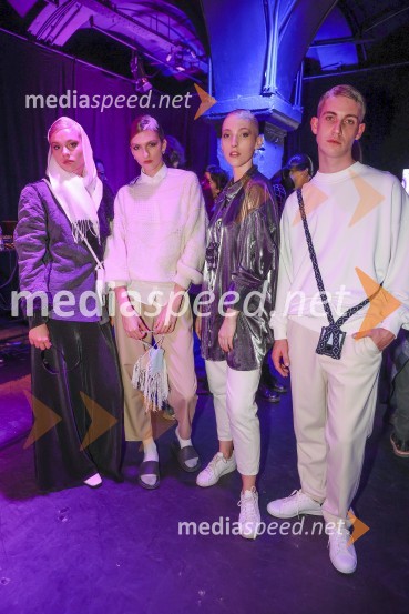  Lina Cigler, Immortal Models;  Ema Menger, Immortal Models;  Sara Kadenšek, Immortal Models;  Anel Zahić, Immortal ModelsSamsung in LJFW s projektom Inspired by You