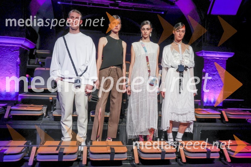  Anel Zahić, Immortal Models;  Tia Grbić, Immortal Models;  Ajda Hozjan, Immortal Models;  Jerca Turnšek, Immortal ModelsSamsung in LJFW s projektom Inspired by You