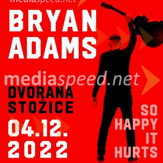 Kanadski rokerski zvezdnik Bryan Adams že šestič v Sloveniji