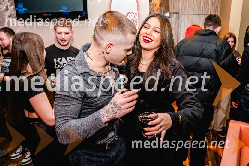  David Baronik Moga, Aima Vittori;  Zoja Trstenjak RamadaniPonovno odprtje Caffe Cluba 911