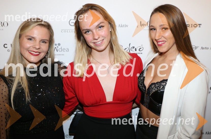  Eva Peternelj;  Aleksandra Podgoršek, ritmična gimnastika;  Eva Plešnar, finalistka, Miss Turizma 2015Mister Slovenije 2022 je Al Sivka