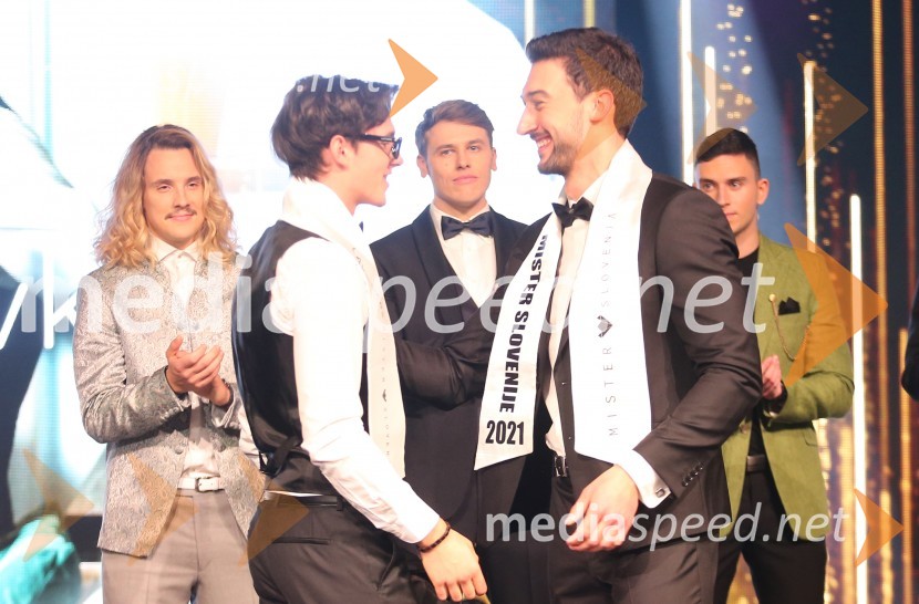  Al Sivka, Mister Slovenia 2022;  Sebastian Čufer, Mister Slovenia 2021Mister Slovenije 2022 je Al Sivka