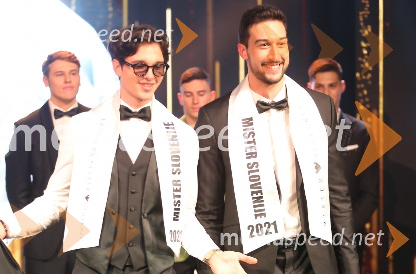  Al Sivka, Mister Slovenia 2022;  Sebastian Čufer, Mister Slovenia 2021Mister Slovenije 2022 je Al Sivka