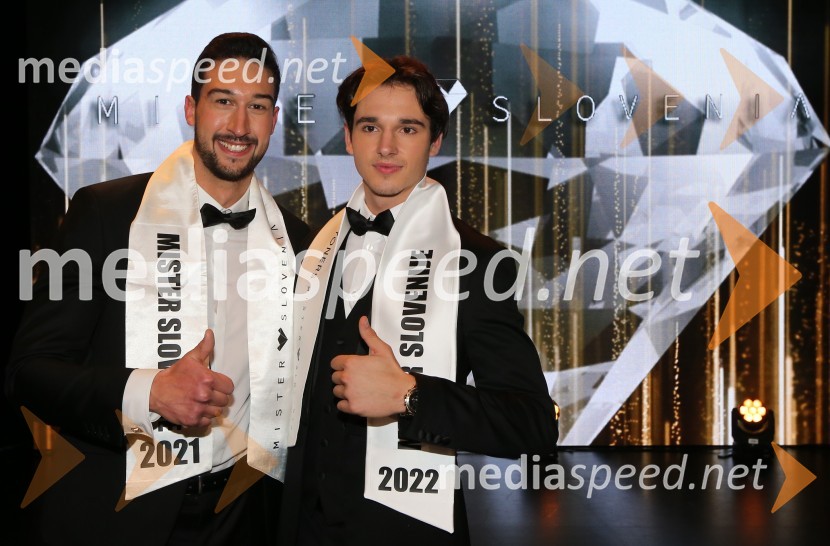  Sebastian Čufer, Mister Slovenia 2021;  Al Sivka, Mister Slovenia 2022Mister Slovenije 2022 je Al Sivka