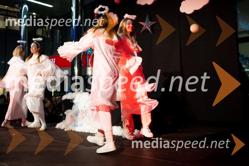 Miklavž obdaril otroke v Citycentru Celje, 2022