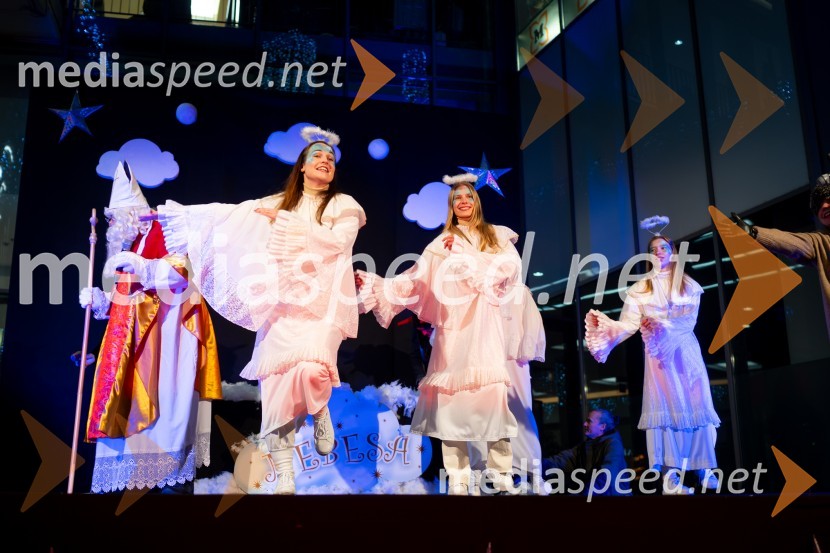 Miklavž obdaril otroke v Citycentru Celje, 2022