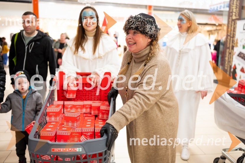 Miklavž obdaril otroke v Citycentru Celje, 2022