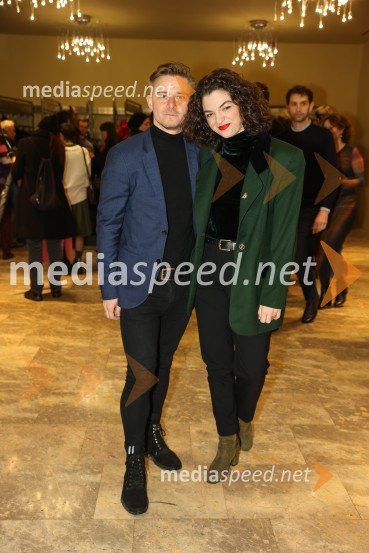  Jure Rajšp, igralec;  Diana  Kolenc, igralkaNeznanec, premiera v MGL Ljubljana