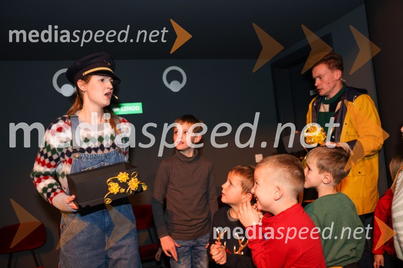  Lucija Harum, igralka, pevka;  Žan Brelih Hatunić, igralecMala Eli, premiera predstave za najmlajše v SLG Celje