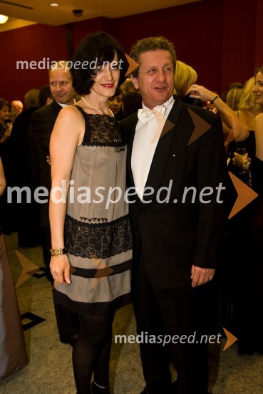 ..., guverner Rotary kluba Ljubljana Barje s soprogoVeliki rotarijski ples 2009