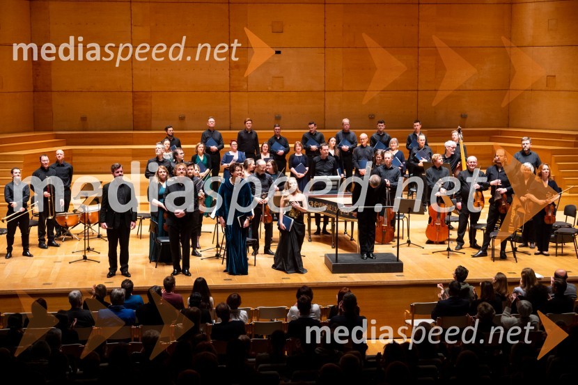  Edward Grint, bas;  Joshua Ellicott, tenor;  Hilary Summers, alt;  Alexandra Oomens, sopran;  Robert King, dirigentThe King´s Consort, koncert v Cankarjevem domu