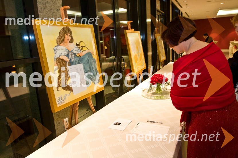 Dobrodelna licitacija originalnih rokopisov slovenskih pesnikovVeliki rotarijski ples 2009