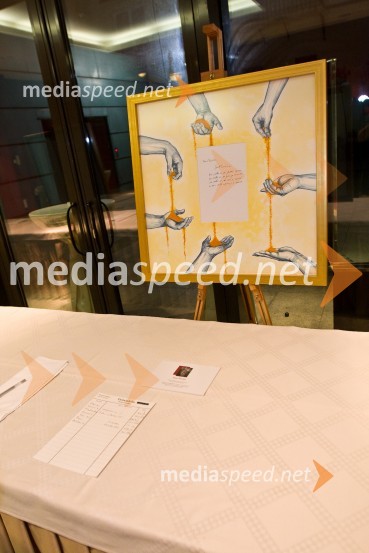 Dobrodelna licitacija originalnih rokopisov slovenskih pesnikovVeliki rotarijski ples 2009