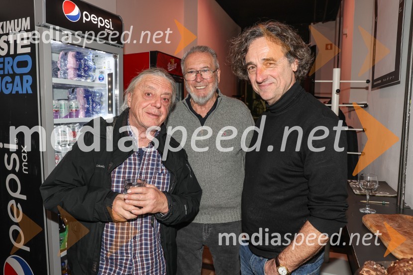  Andrej Rozman Roza,  igralec, pisatelj;  Aleš Jan, radijski producent;  Vito Taufer, režiseržbam!, premiera drame, Slovensko mladinsko gledališče