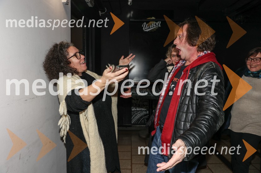  Renata Carola Gatica, vodja gledališča HNK Ivana PL Zajca iz Rijeke;  Uroš Maček, igralecžbam!, premiera drame, Slovensko mladinsko gledališče