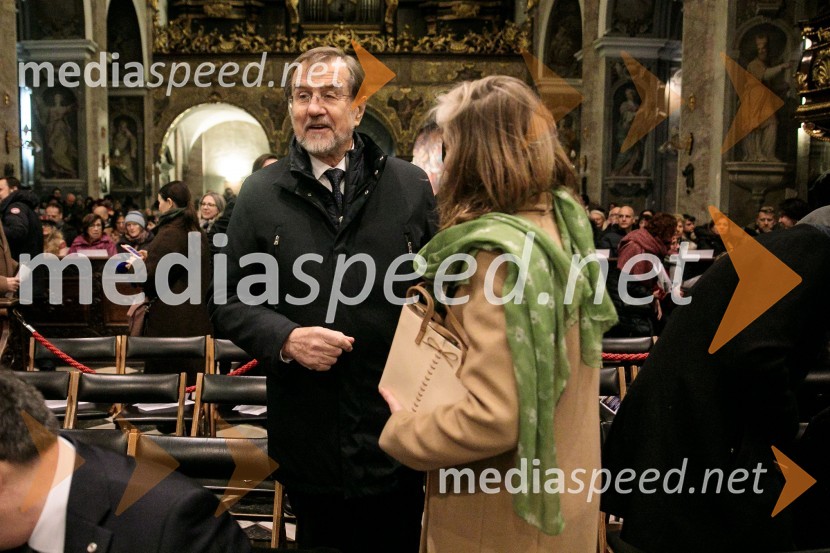  Lojze Peterle, slovenski politik;  Tiffany Sadler, Britanska veleposlanicaSlavnostni božični koncert Slovenskega in Britanskega parlamentarnega zbora