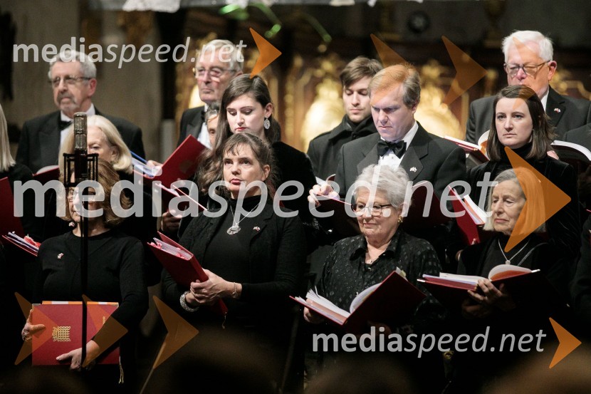 Pevski zbor britanskega parlamentaSlavnostni božični koncert Slovenskega in Britanskega parlamentarnega zbora