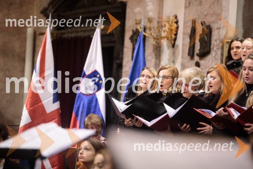 Parlamentarni pevski zbor KvorumSlavnostni božični koncert Slovenskega in Britanskega parlamentarnega zbora