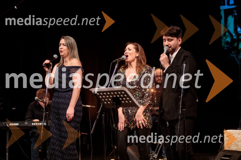  Nina Valič, igralka;  Sabina  Kogovšek, igralka;  Saša Tabaković, igralec, nekdanji poslanec SMCMojih 5 minut je danes, dobrodelni koncert za Sklad Jerneja Šugmana