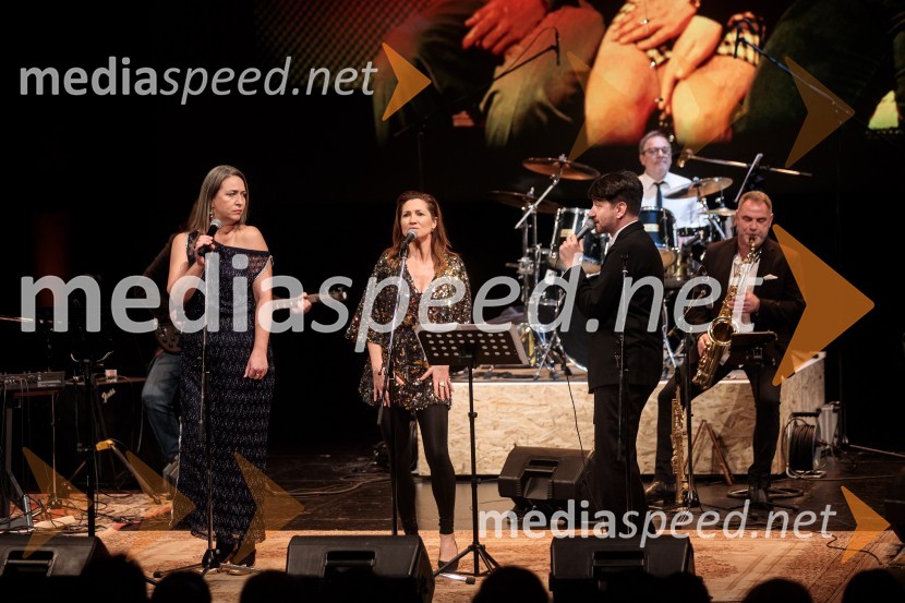  Nina Valič, igralka;  Sabina  Kogovšek, igralka;  Saša Tabaković, igralec, nekdanji poslanec SMCMojih 5 minut je danes, dobrodelni koncert za Sklad Jerneja Šugmana