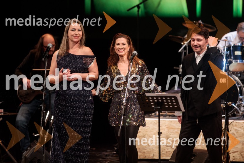  Nina Valič, igralka;  Sabina  Kogovšek, igralka;  Saša Tabaković, igralec, nekdanji poslanec SMCMojih 5 minut je danes, dobrodelni koncert za Sklad Jerneja Šugmana