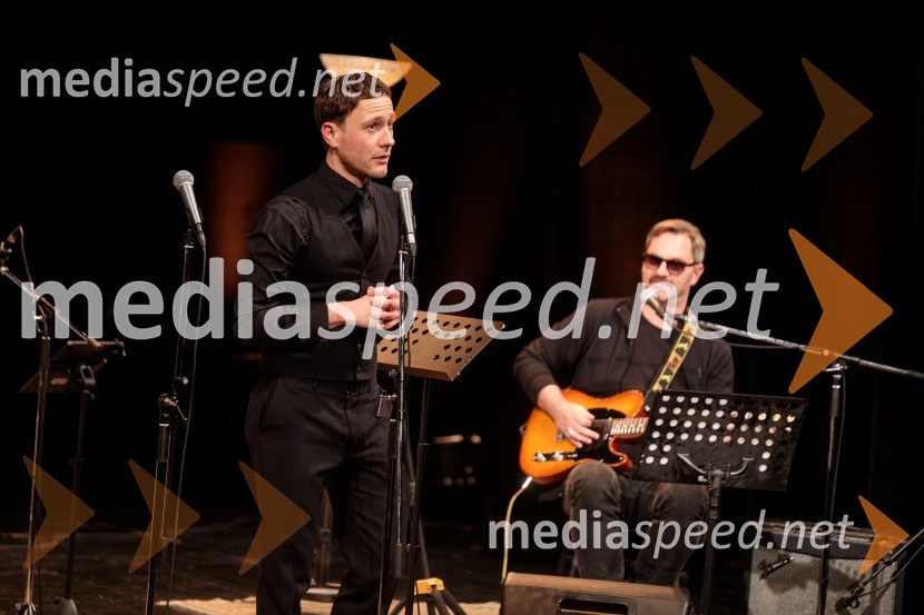  Klemen Slakonja, igralec, komik in TV voditelj;  Jurij  Zrnec, igralecMojih 5 minut je danes, dobrodelni koncert za Sklad Jerneja Šugmana