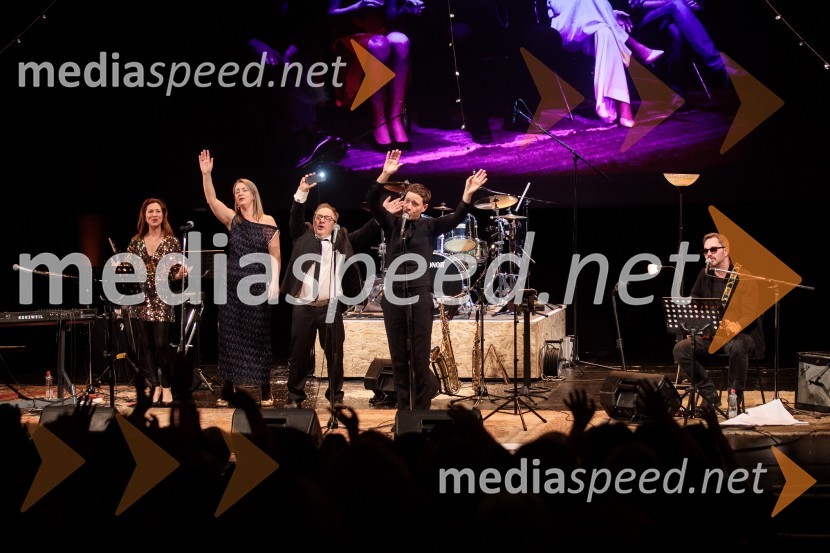  Sabina  Kogovšek, igralka;  Nina Valič, igralka;  Bojan Emeršič, igralec;  Klemen Slakonja, igralec, komik in TV voditelj;  Jurij  Zrnec, igralecMojih 5 minut je danes, dobrodelni koncert za Sklad Jerneja Šugmana