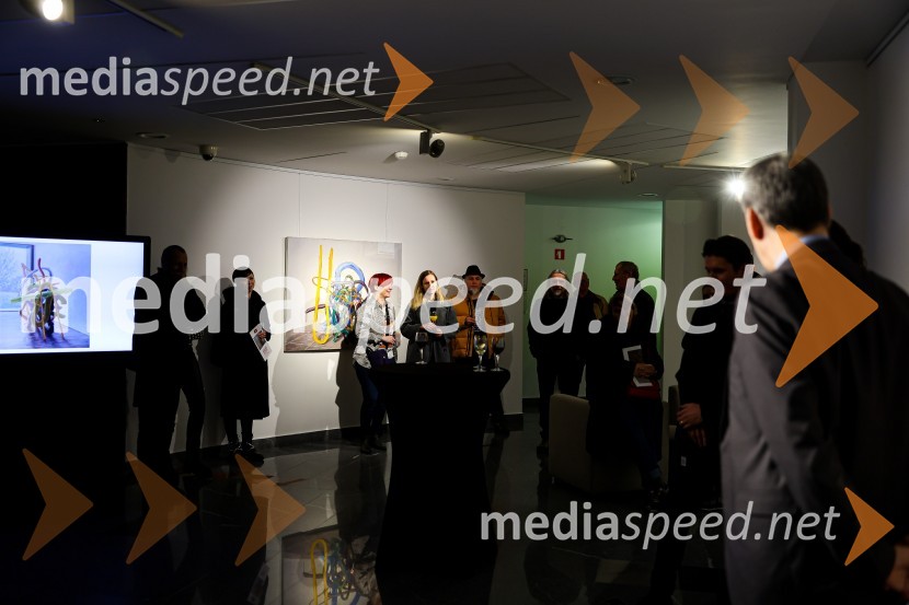 Odprtje razstave Roberta Lozarja v Generali galeriji