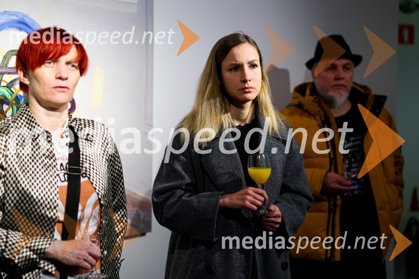 Odprtje razstave Roberta Lozarja v Generali galeriji