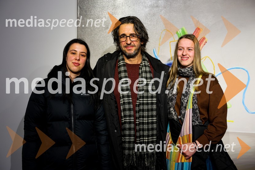  ... ;  Robert Lozar, slikar;  ... Odprtje razstave Roberta Lozarja v Generali galeriji