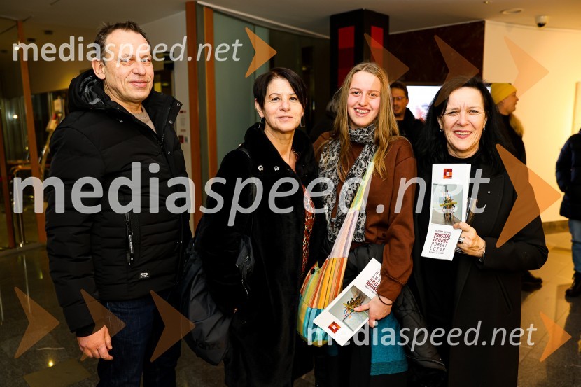  ... ;  ... ;  Ada Lozar;  Bojana ŽoharOdprtje razstave Roberta Lozarja v Generali galeriji
