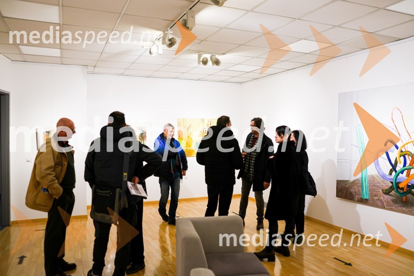 Odprtje razstave Roberta Lozarja v Generali galeriji