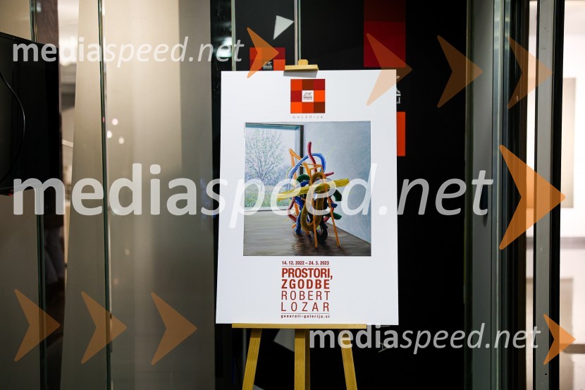Odprtje razstave Roberta Lozarja v Generali galeriji