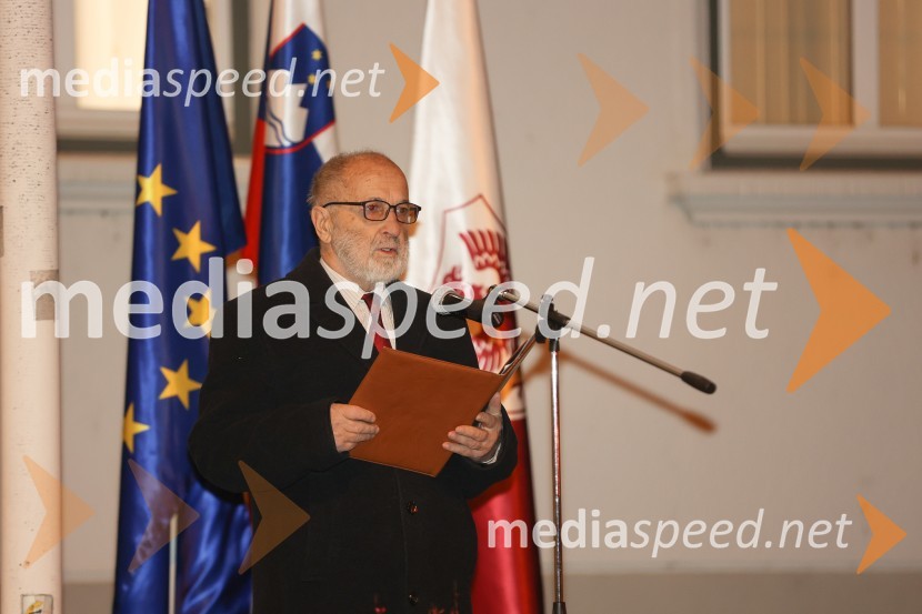   Vitomir Gros, nekdanji župan KranjaSpominska slovesnost ob dnevu samostojnosti in enotnosti, Mestna občina Kranj