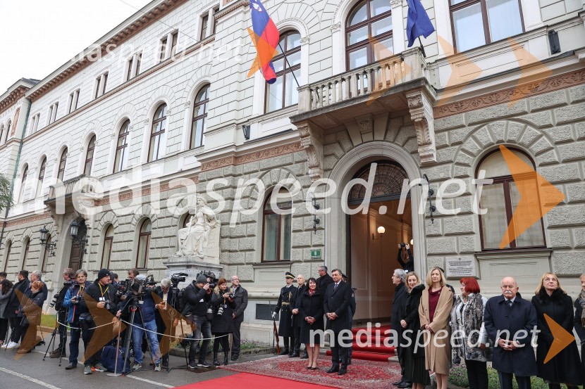 Primopredaja poslov med Borutom Pahorjem in novo predsednico Natašo Pirc Musar