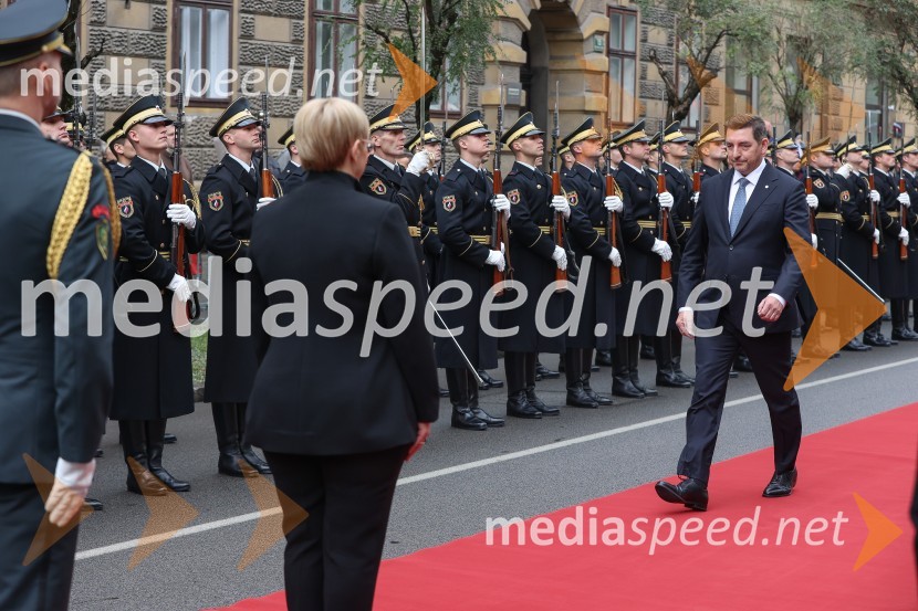dr. Nataša Pirc Musar, predsednica Republike Slovenije; dr. Aleš Musar, lastnik Ruske dačePrimopredaja poslov med Borutom Pahorjem in novo predsednico Natašo Pirc Musar