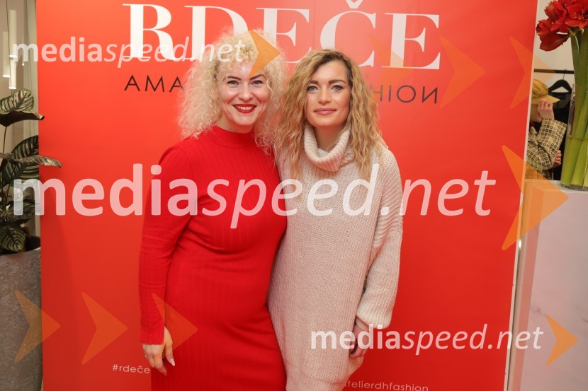  Martina Hrenko;  Aleksandra Požar, TelemachAmaya in DH fashion s predstavitvijo nove kolekcije Rdeče