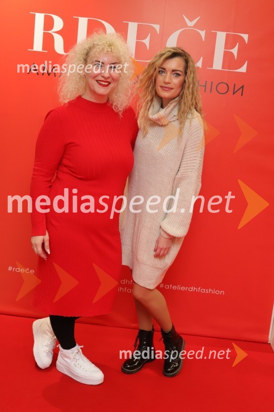  Martina Hrenko;  Aleksandra Požar, TelemachAmaya in DH fashion s predstavitvijo nove kolekcije Rdeče